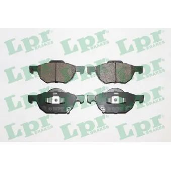Jeu de 4 plaquettes de frein avant LPR 05P1211