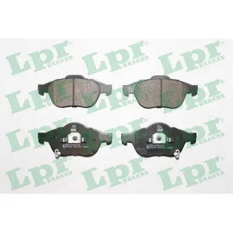 Jeu de 4 plaquettes de frein avant LPR 05P1215