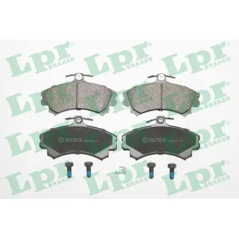 Jeu de 4 plaquettes de frein avant LPR 05P1221