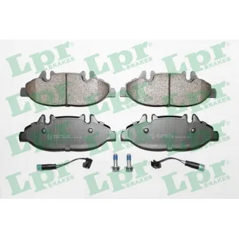 Jeu de 4 plaquettes de frein avant LPR 05P1228