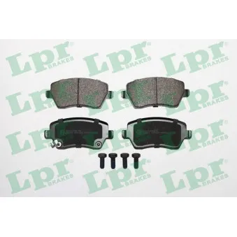Jeu de 4 plaquettes de frein avant LPR 05P1229