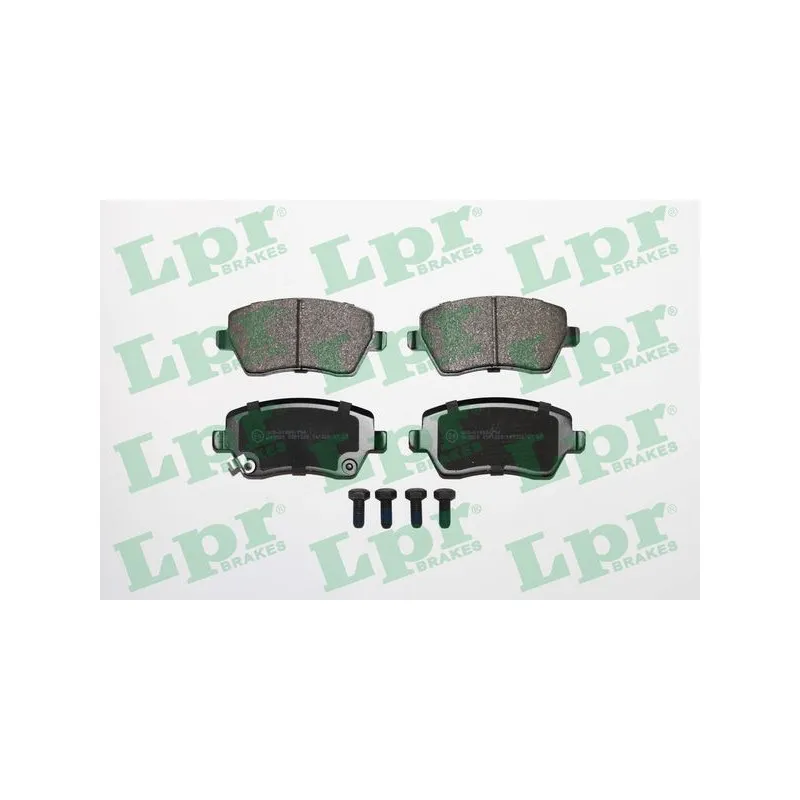 Jeu de 4 plaquettes de frein avant LPR 05P1229