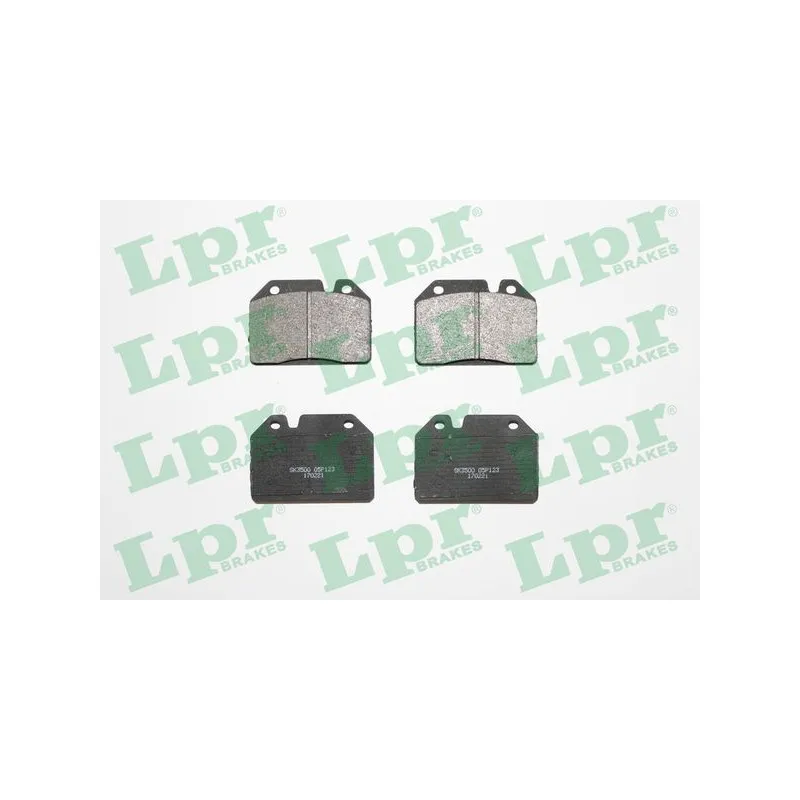 Jeu de 4 plaquettes de frein avant LPR 05P123