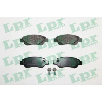 Jeu de 4 plaquettes de frein avant LPR 05P1235
