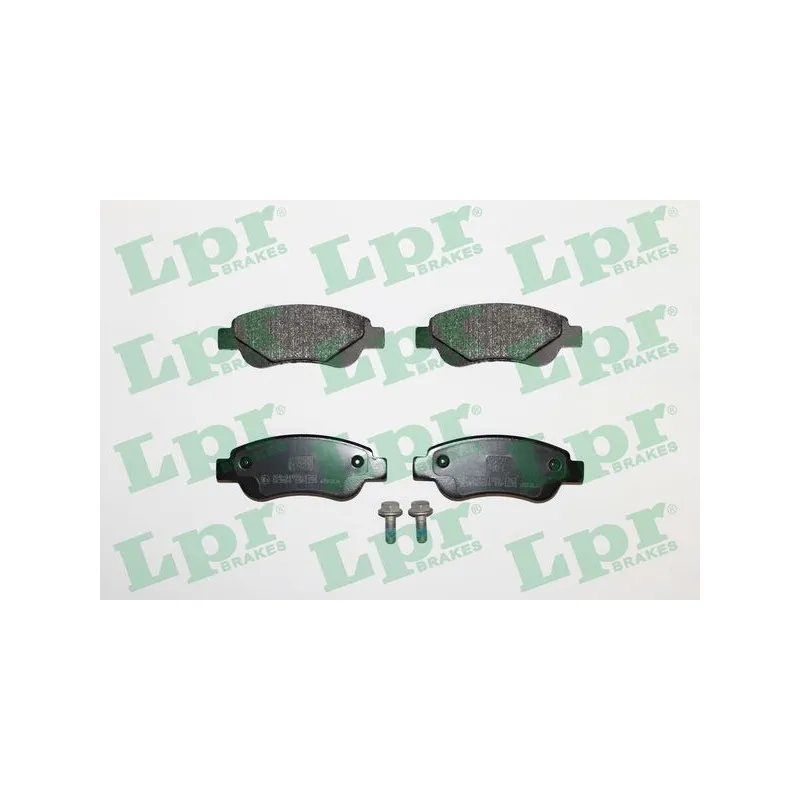 Jeu de 4 plaquettes de frein avant LPR 05P1235