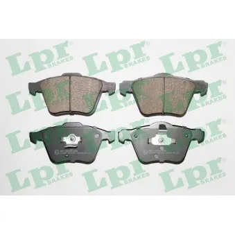 Jeu de 4 plaquettes de frein avant LPR 05P1237