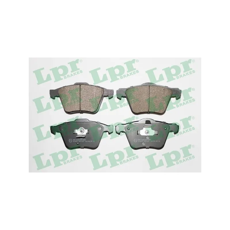 Jeu de 4 plaquettes de frein avant LPR 05P1237