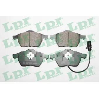 Jeu de 4 plaquettes de frein avant LPR 05P1238