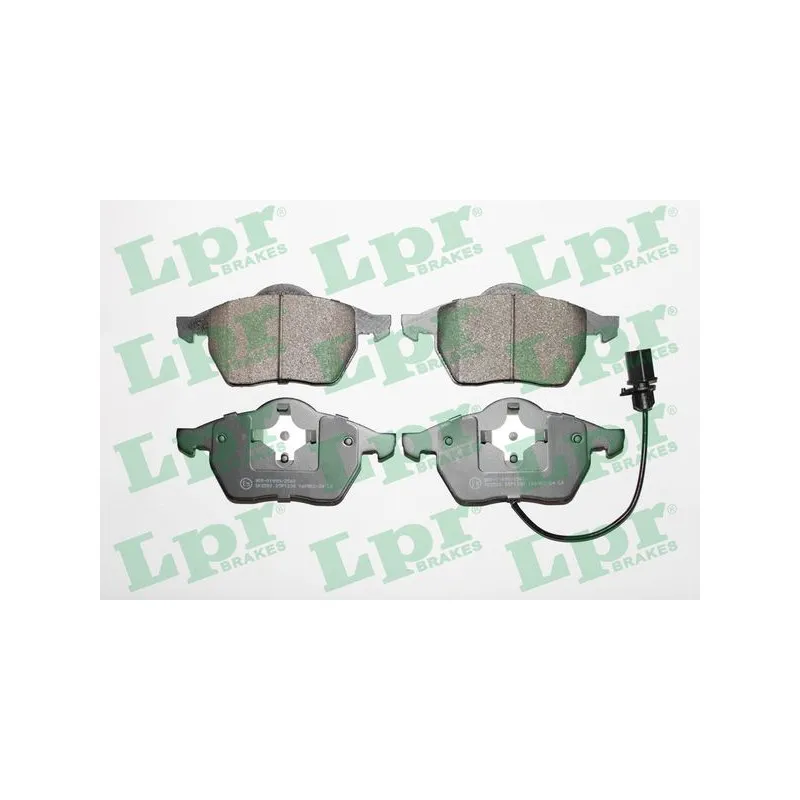 Jeu de 4 plaquettes de frein avant LPR 05P1238