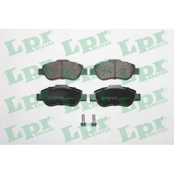 Jeu de 4 plaquettes de frein avant LPR 05P1240