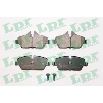 Jeu de 4 plaquettes de frein avant LPR 05P1241