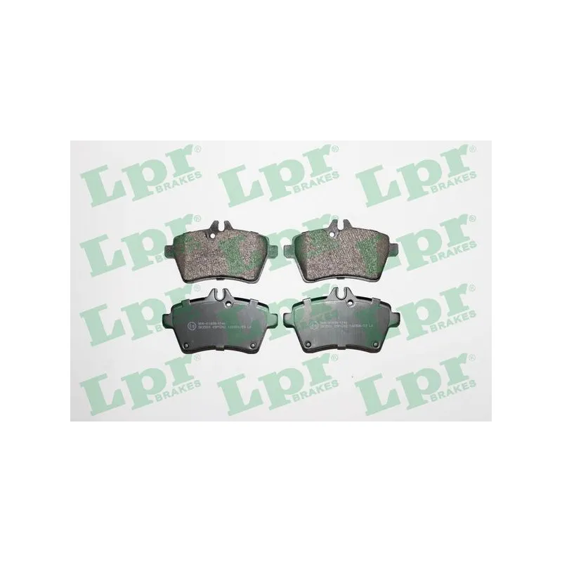 Jeu de 4 plaquettes de frein avant LPR 05P1242