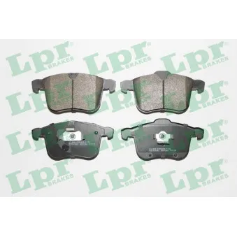 Jeu de 4 plaquettes de frein avant LPR 05P1244
