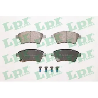 Jeu de 4 plaquettes de frein avant LPR 05P1245