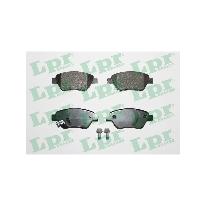 Jeu de 4 plaquettes de frein avant LPR 05P1247