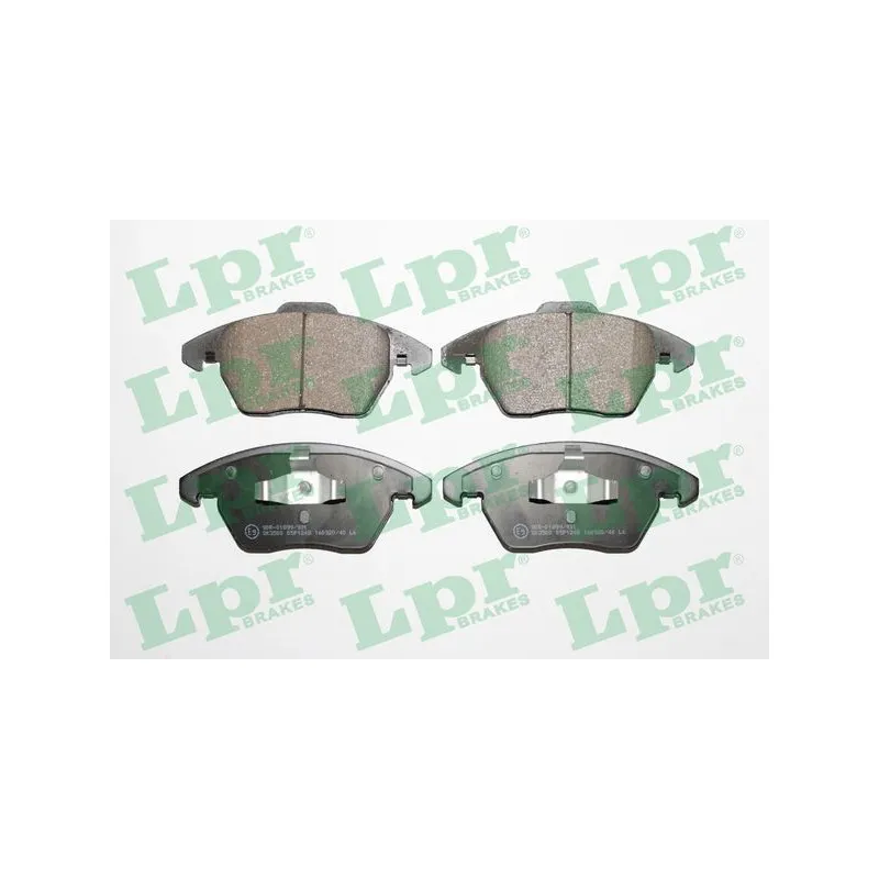 Jeu de 4 plaquettes de frein avant LPR 05P1248
