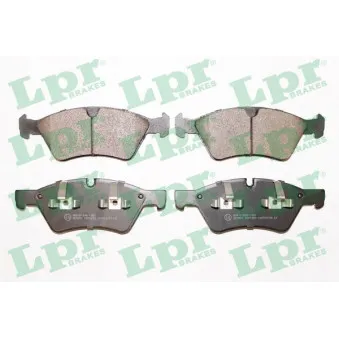 Jeu de 4 plaquettes de frein avant LPR 05P1253