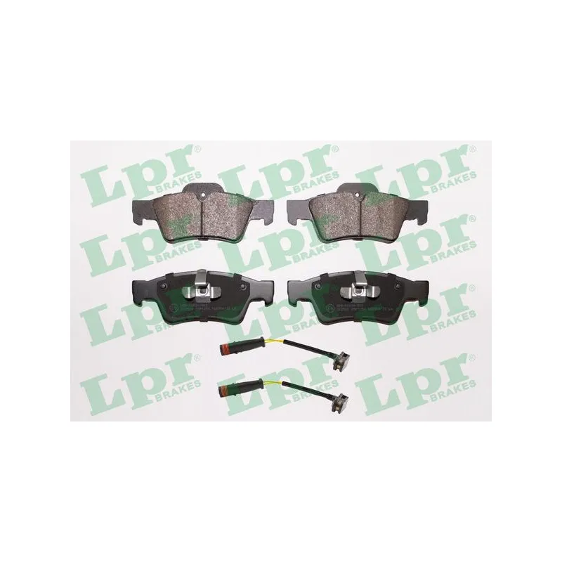 Jeu de 4 plaquettes de frein arrière LPR 05P1254A