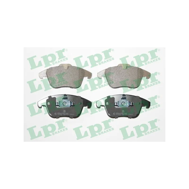 Jeu de 4 plaquettes de frein avant LPR 05P1255