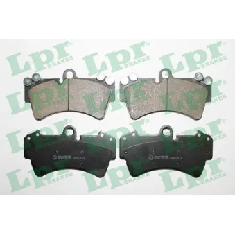 Jeu de 4 plaquettes de frein avant LPR 05P1257
