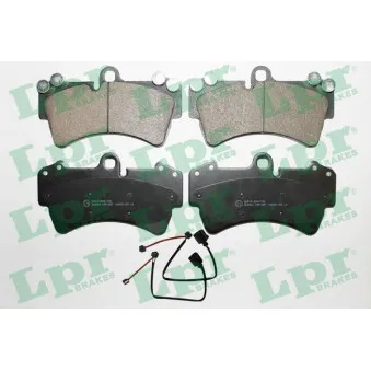 Jeu de 4 plaquettes de frein avant LPR 05P1257A