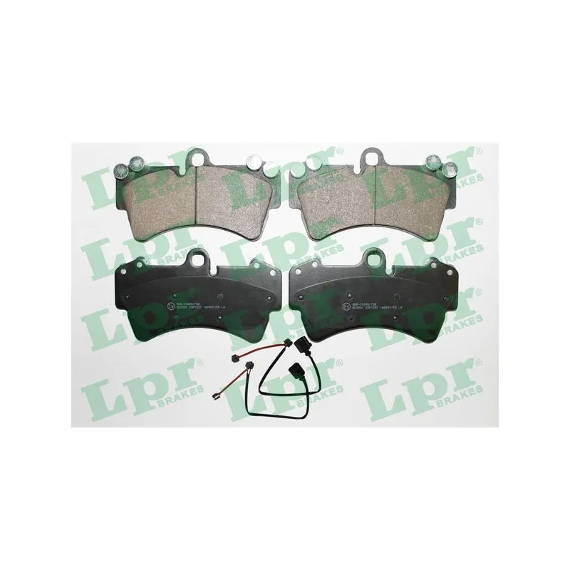 Jeu de 4 plaquettes de frein avant LPR 05P1257A