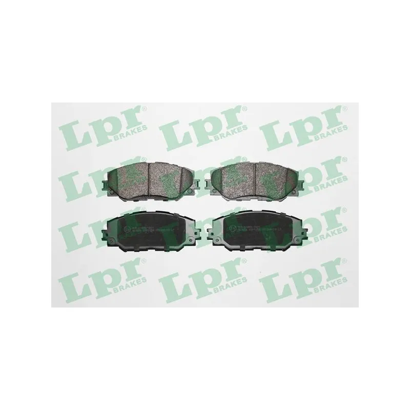 Jeu de 4 plaquettes de frein avant LPR 05P1258