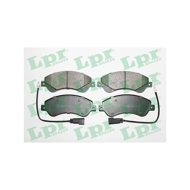 Jeu de 4 plaquettes de frein avant LPR 05P1259