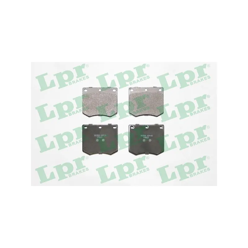 Jeu de 4 plaquettes de frein avant LPR 05P126
