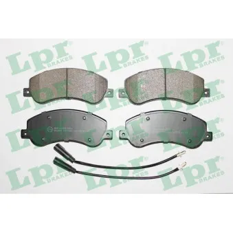 Jeu de 4 plaquettes de frein avant LPR 05P1260