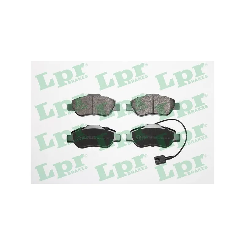 Jeu de 4 plaquettes de frein avant LPR 05P1263