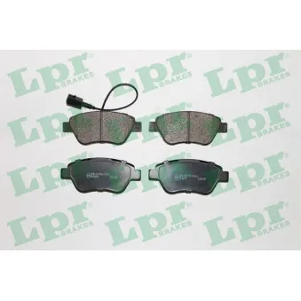 Jeu de 4 plaquettes de frein avant LPR 05P1264