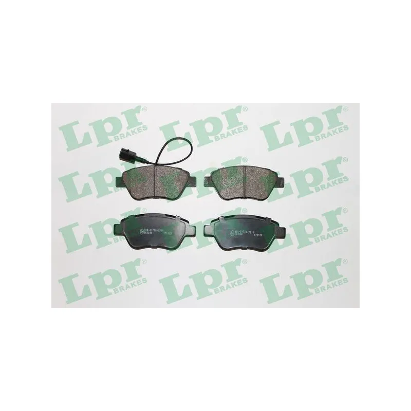 Jeu de 4 plaquettes de frein avant LPR 05P1266