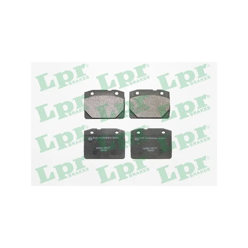 Jeu de 4 plaquettes de frein avant LPR 05P127