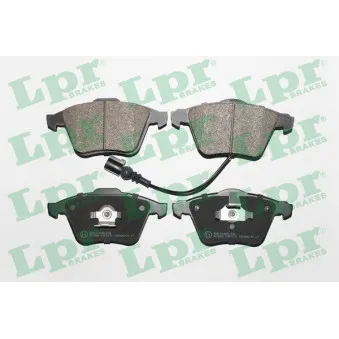 Jeu de 4 plaquettes de frein avant LPR 05P1270