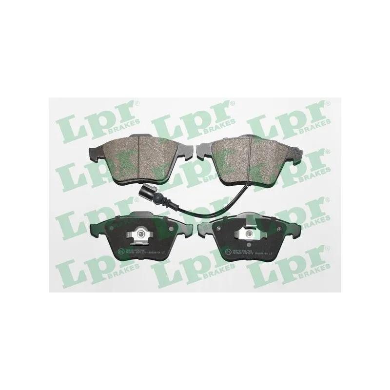 Jeu de 4 plaquettes de frein avant LPR 05P1270