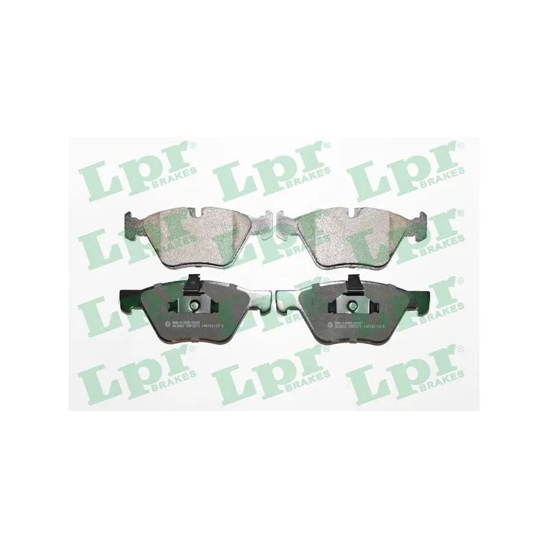 Jeu de 4 plaquettes de frein avant LPR 05P1271