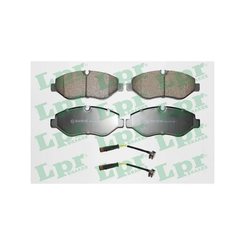 Jeu de 4 plaquettes de frein avant LPR 05P1275A