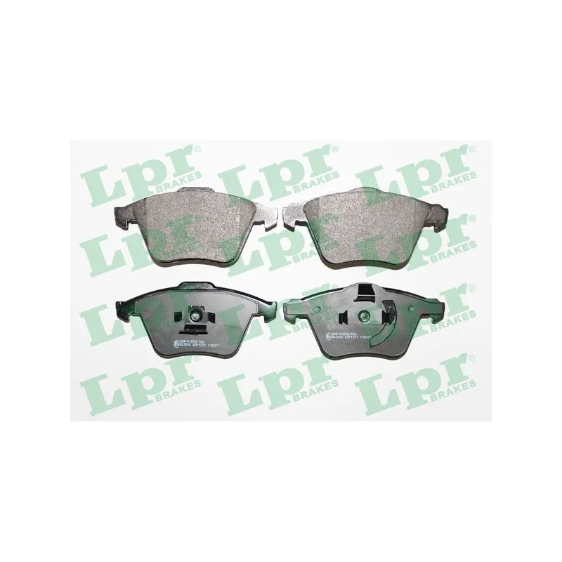 Jeu de 4 plaquettes de frein avant LPR 05P1277