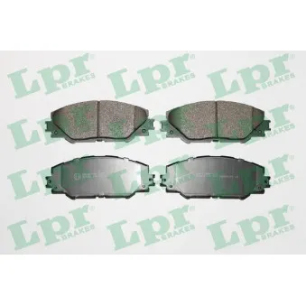 Jeu de 4 plaquettes de frein avant LPR 05P1282