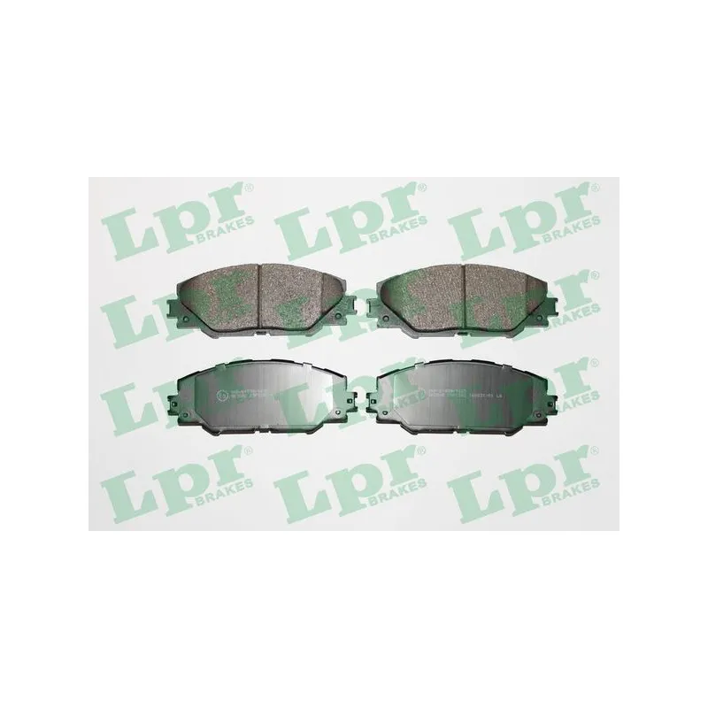 Jeu de 4 plaquettes de frein avant LPR 05P1282