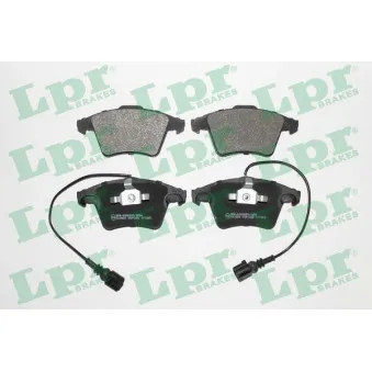 Jeu de 4 plaquettes de frein avant LPR 05P1285