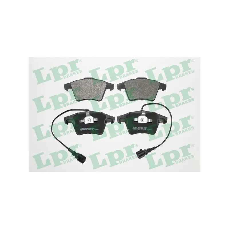 Jeu de 4 plaquettes de frein avant LPR 05P1285