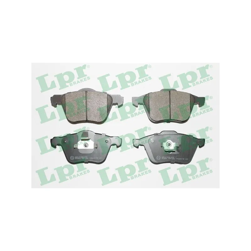 Jeu de 4 plaquettes de frein avant LPR 05P1286
