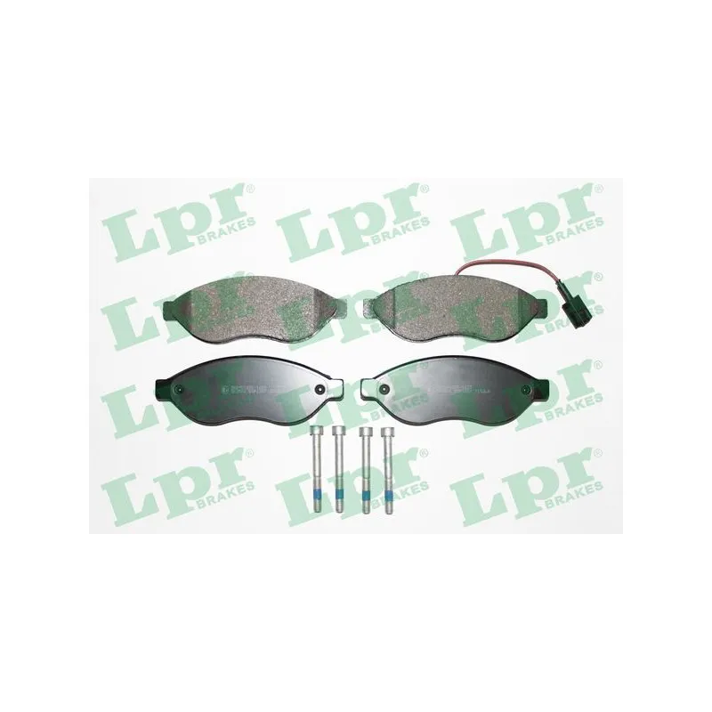 Jeu de 4 plaquettes de frein avant LPR 05P1287