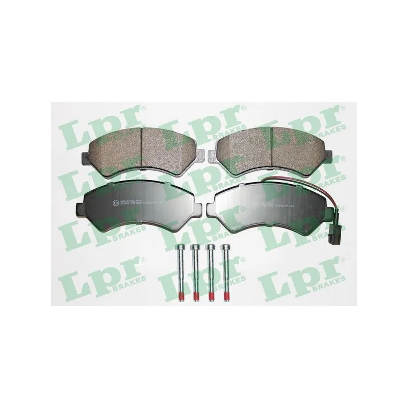 Jeu de 4 plaquettes de frein avant LPR 05P1288