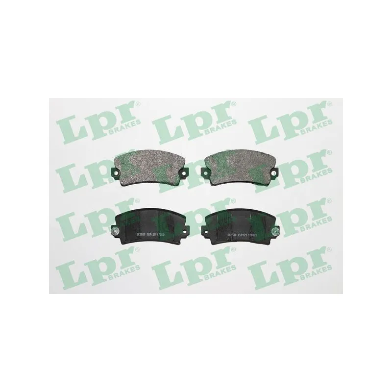Jeu de 4 plaquettes de frein avant LPR 05P129