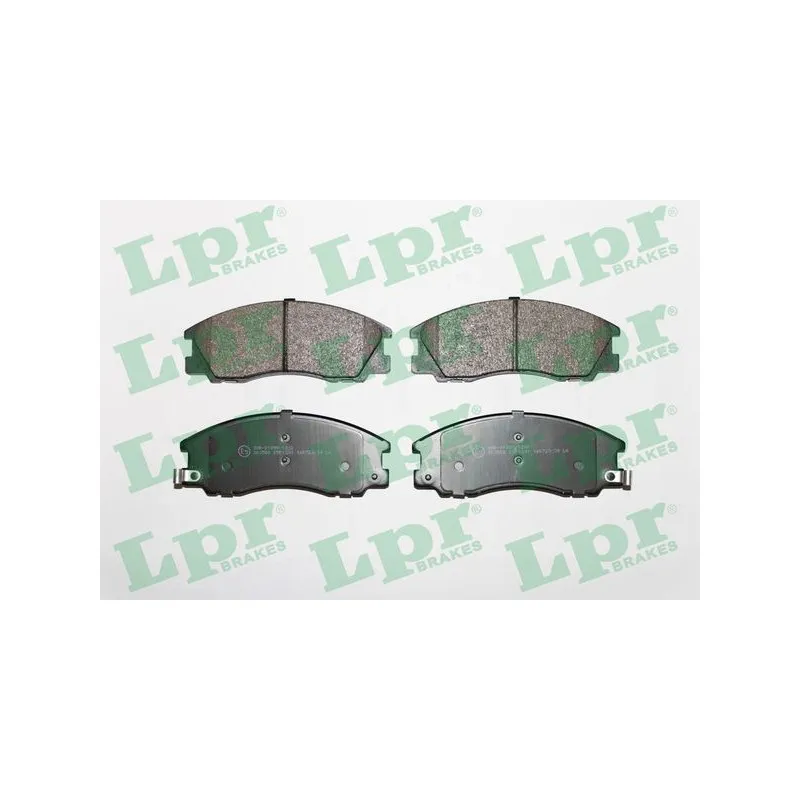 Jeu de 4 plaquettes de frein avant LPR 05P1291