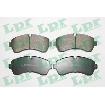 Jeu de 4 plaquettes de frein avant LPR 05P1295