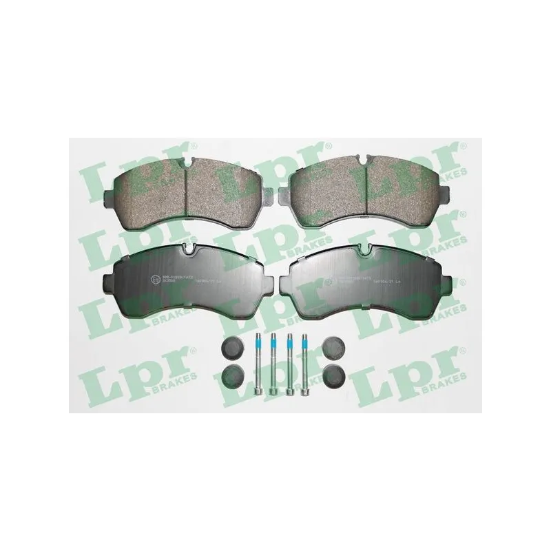 Jeu de 4 plaquettes de frein avant LPR 05P1295K